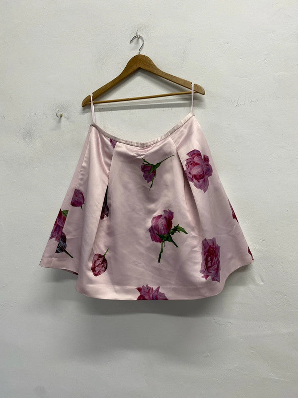 Fabulous Ted Baker Kobi Occasion pink skirt Uk16 JB005