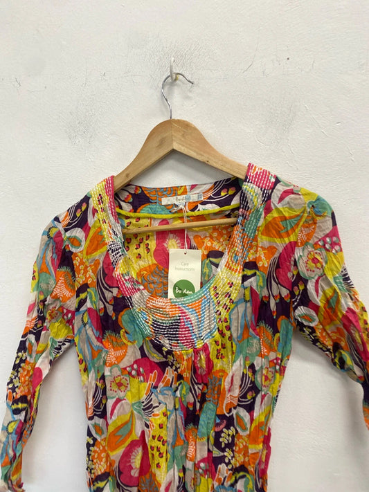 Stunning Boden multicolour pattern tunic top UK 12 LW005