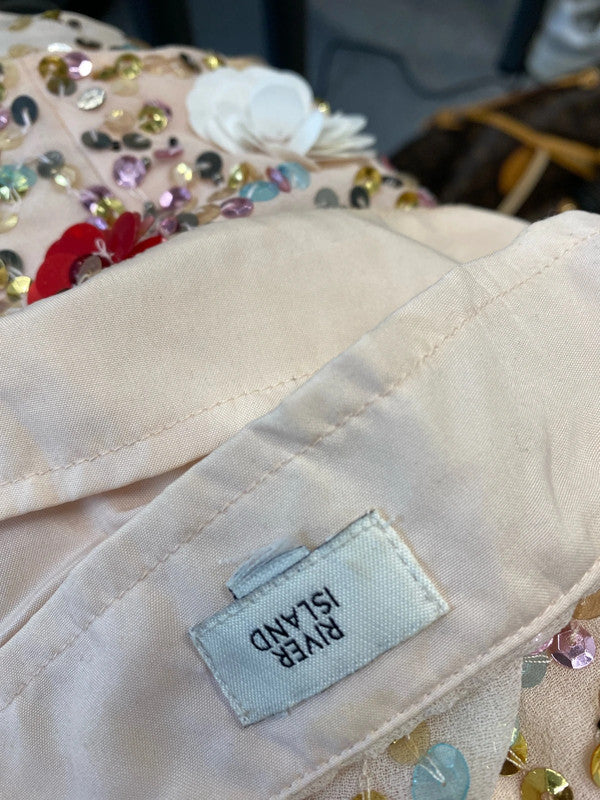 Fabulous River Island Celestial wildflower co ord Uk8 KM004