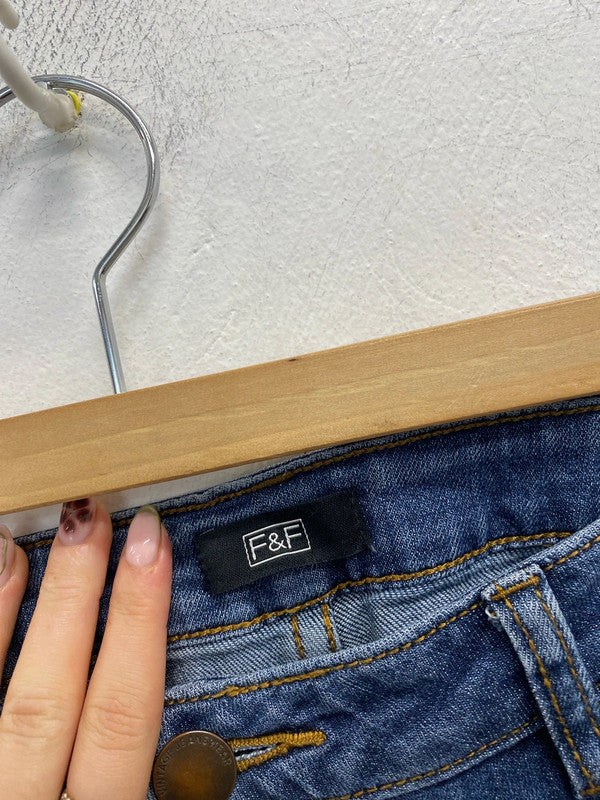 Lovely F&F blue jeans uk 10 long UK KW002