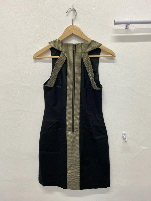 Fabulous Monsoon Fusion embellished retro dress Uk8 AG006