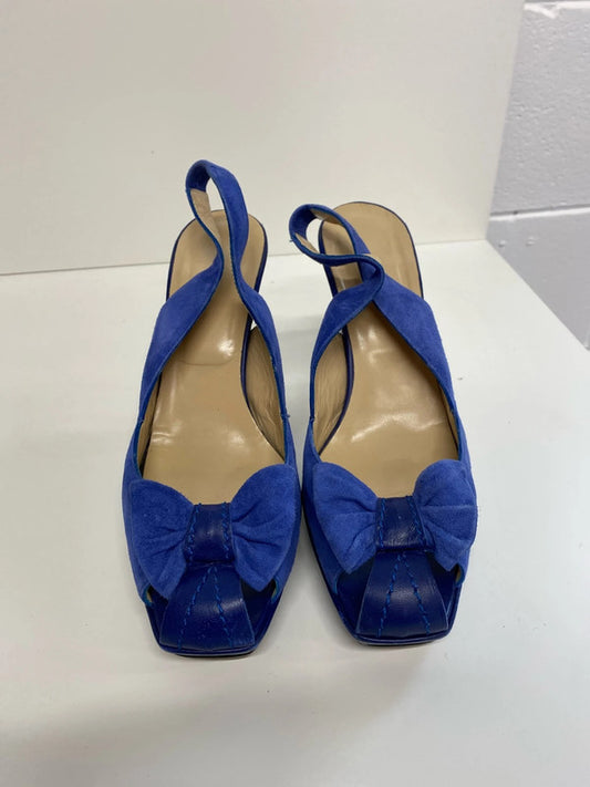 Fabulous Cobalt blue peep toe heels from Hobbs Uk38.5 occasion events JS004