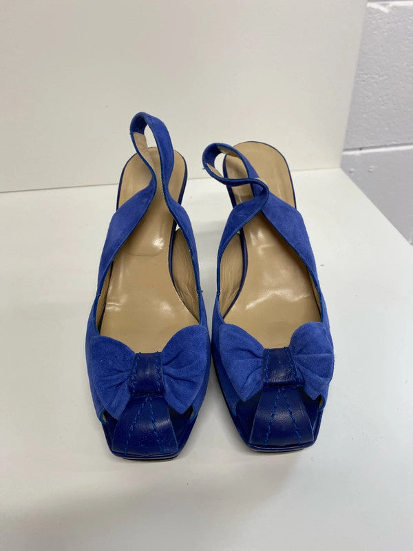 Fabulous Cobalt blue peep toe heels from Hobbs Uk38.5 occasion events JS004