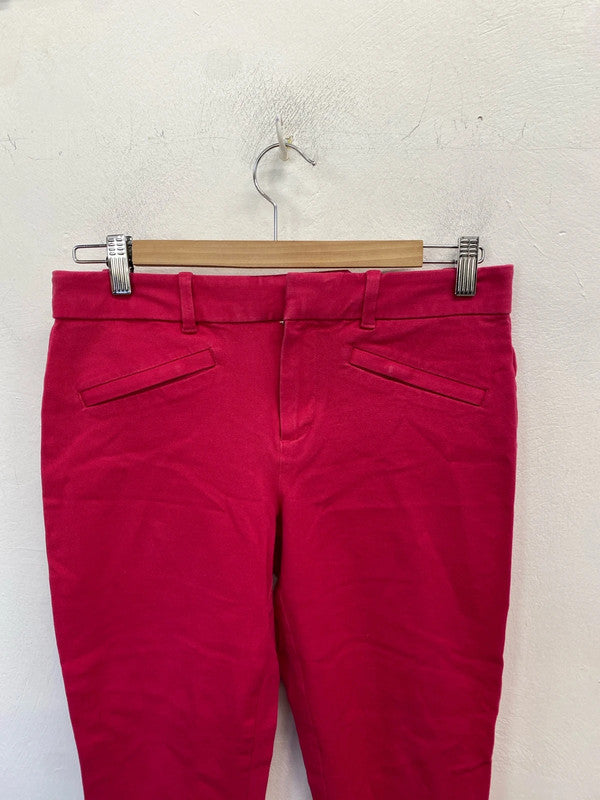 Lovely vibrant cropped gap chino trousers UK 6 AG005