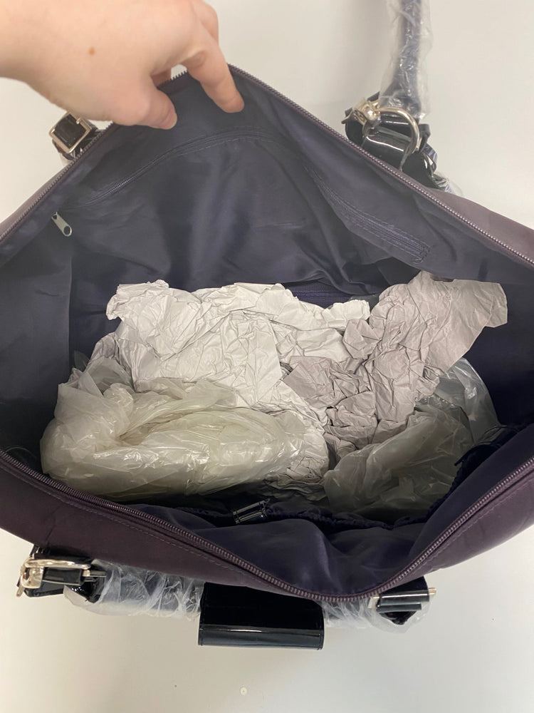 Fabulous Jasper Conran x Tripp Plum Metropolitan Tote Bag Large LG276