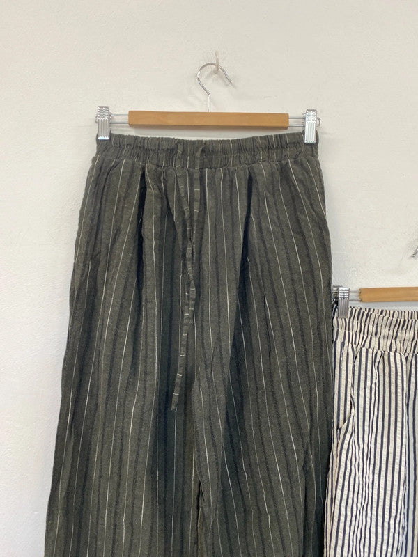 Boohoo & Shein Fabulous Striped Trousers Duo UK 10 #1 DF002