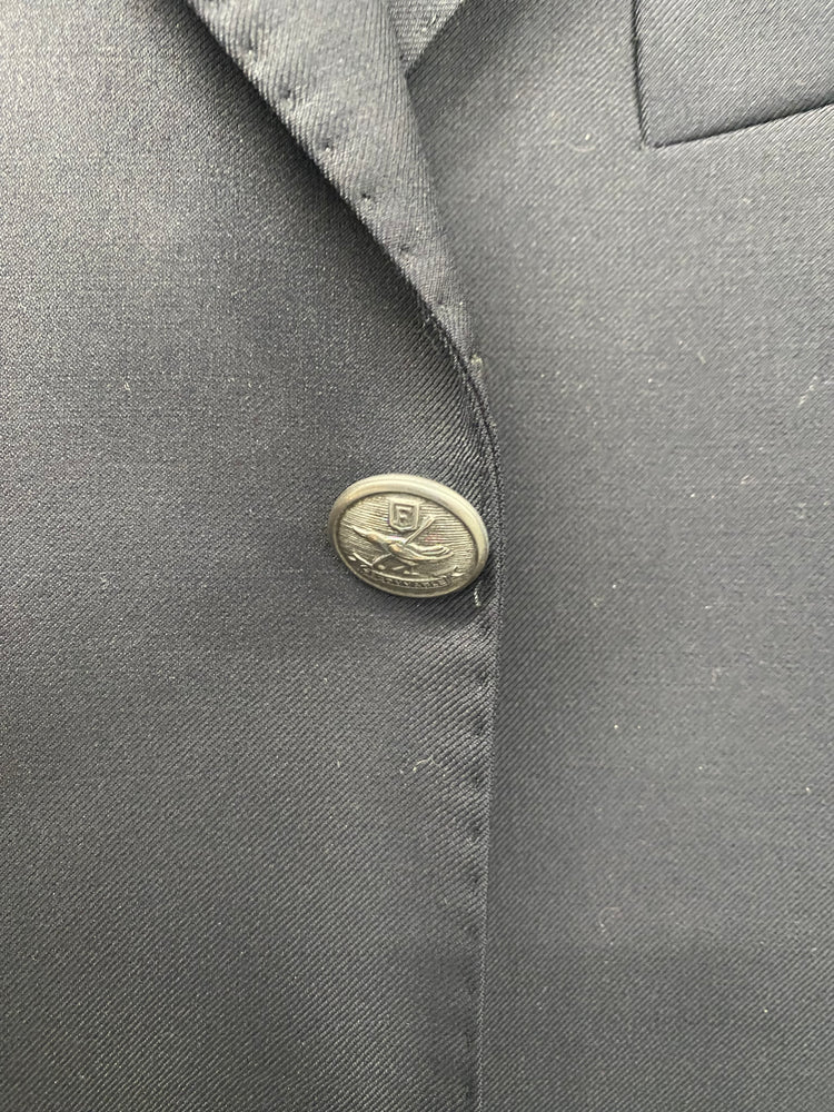 Classic Faconnable navy blazer pure wool 3 button HR003
