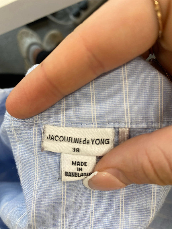 Stylish Jacqueline de Yong v-neck top uk 10 HA001