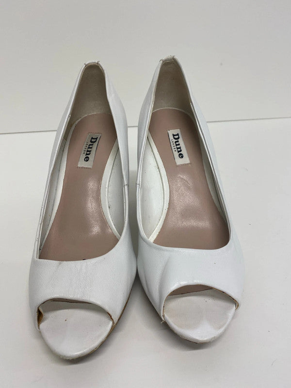 Fabulous Dune High wedge peep toe occasion shoes UK6 KM004