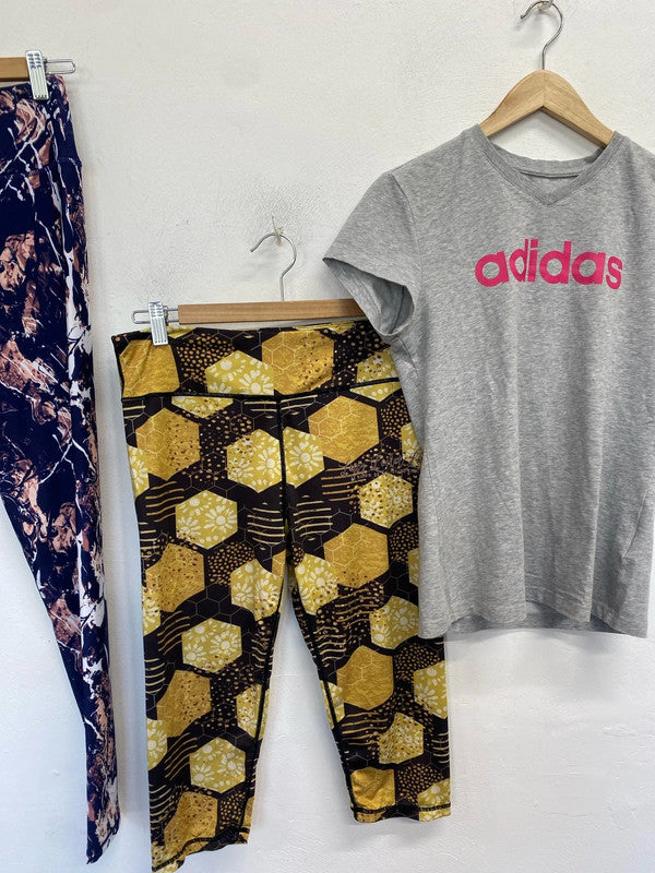 Lovely trio of adidas activewear clothing UK S GK002