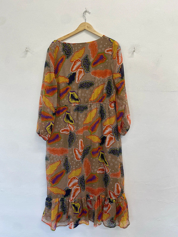 Lovely koko lovedrobe Moroccan vibes pattern summer dress UK 22 LK006