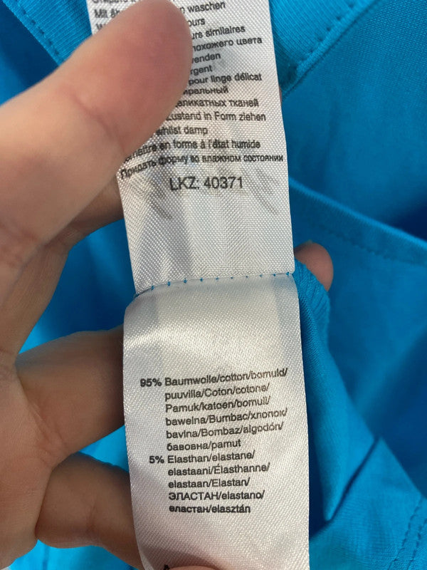 Beachtime Cute Cerulean Blue Mini Dress UK 14 LW005