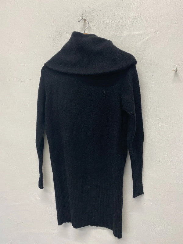 Stunning New funnel neck jumper dress UK6 super cosy KM004
