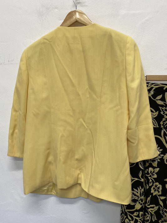 Basler ‘Mother Of The Bride Outfit’ Or Guest Yellow Clack Classic uk18 IZ001