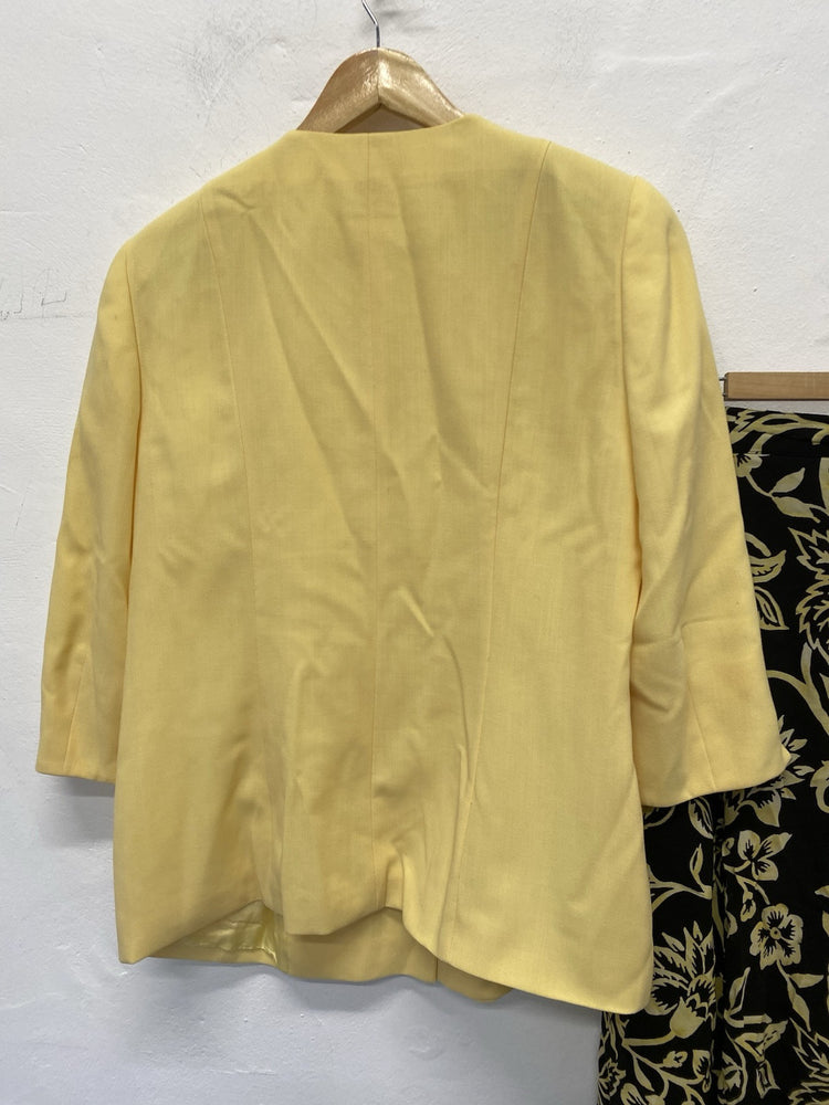 Basler ‘Mother Of The Bride Outfit’ Or Guest Yellow Clack Classic uk18 IZ001