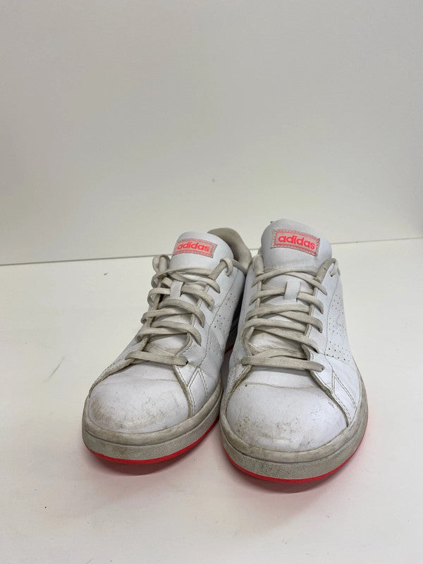 Fabulous Adidas advantage trainer white & neon pink Uk5 MS002