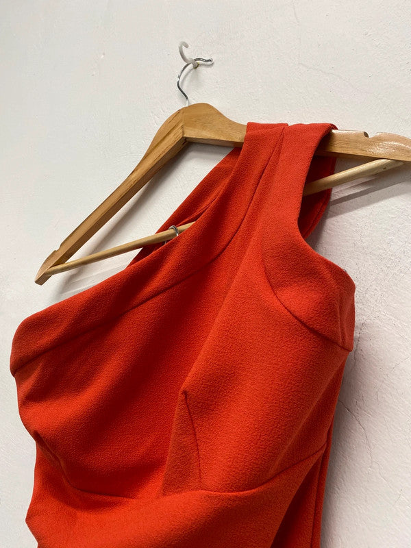 Fabulous Diva Catwalk coral occasion event dress UkS 6-8 SD002