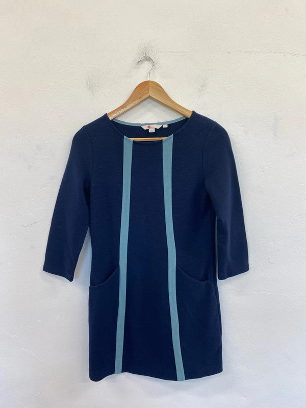 Fabulous Boden ribbed dress classic elegant Uk8 R CD001