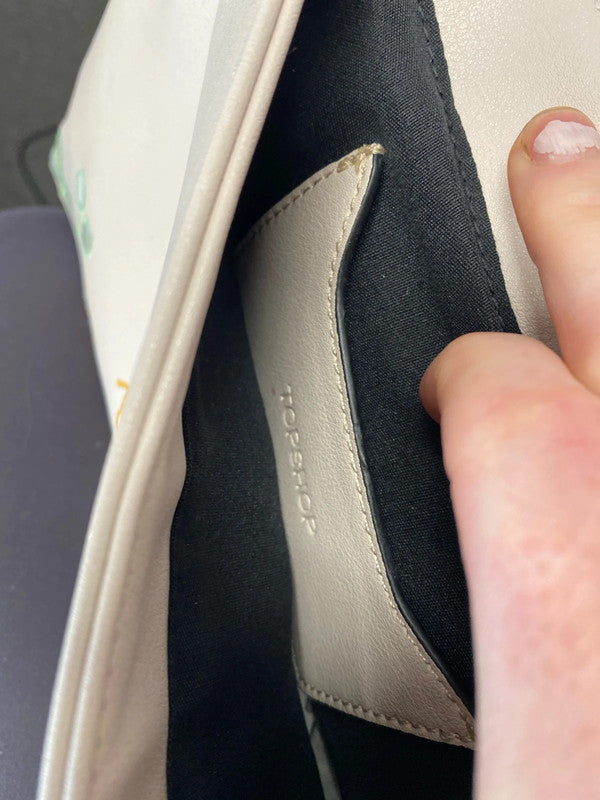 Super pretty Topshop embroidered party occasion handbag LB005