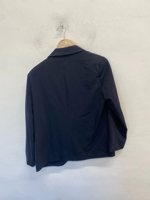 Lovely Topshop navy blazer formal UK 14 AO001