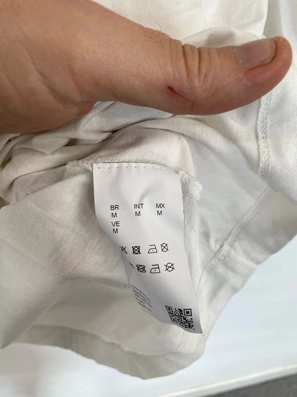 Classic Hugo Boss white logo tee M SD001