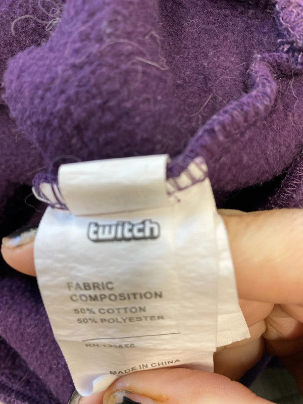 Fab men’s Twitch purple hoodie UkL JR001