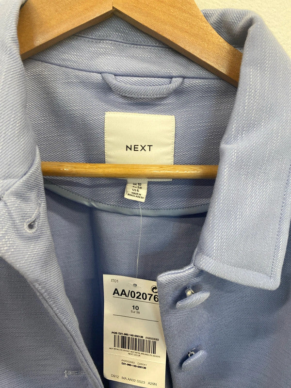 Next Gorgeous Cornflower Blue Crop Blazer UK 10 AO001