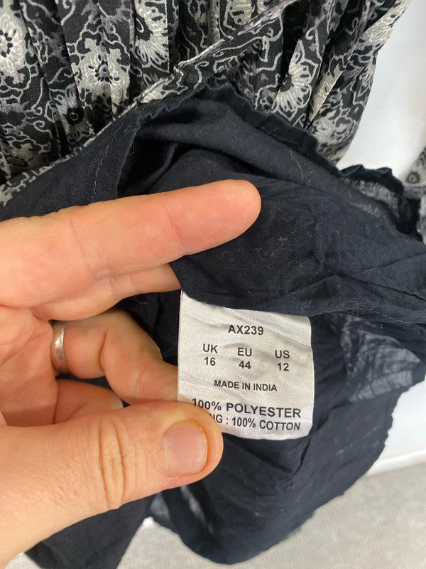 Fabulous and floaty Joe Browns summer short dress tunic boho ethnic 16 KM003