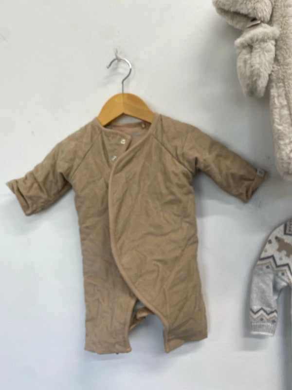 Lovely bundle of newborn to 3m all in one beige outfits EW005 #1