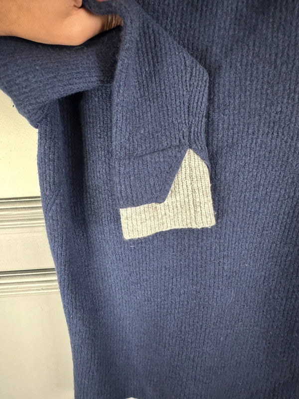 Gorgeous soft and cosy Zadig & Voltaire ribbed longline knit FF002 S