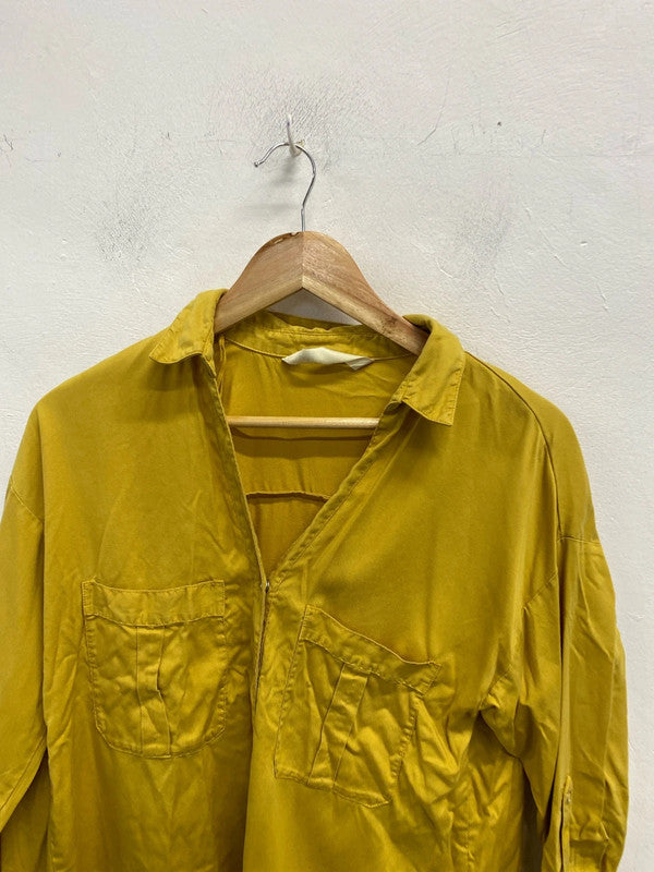 Lovely lime zara denim shirt UK M JB001