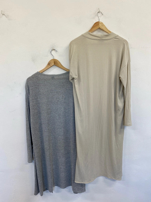 George & Shein Fabulous Longline Cardigans Duo UK 14 #19 LN001