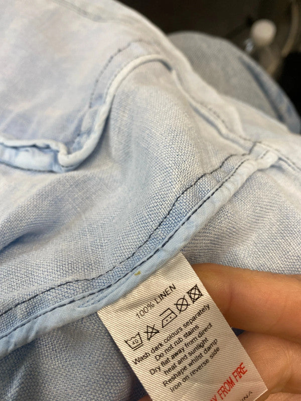 Fabulous Monsoon French Peter Pan linen blazer Uk12 Y2K MM005