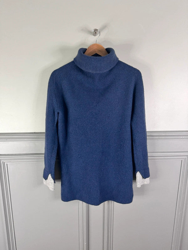 Gorgeous soft and cosy Zadig & Voltaire ribbed longline knit FF002 S