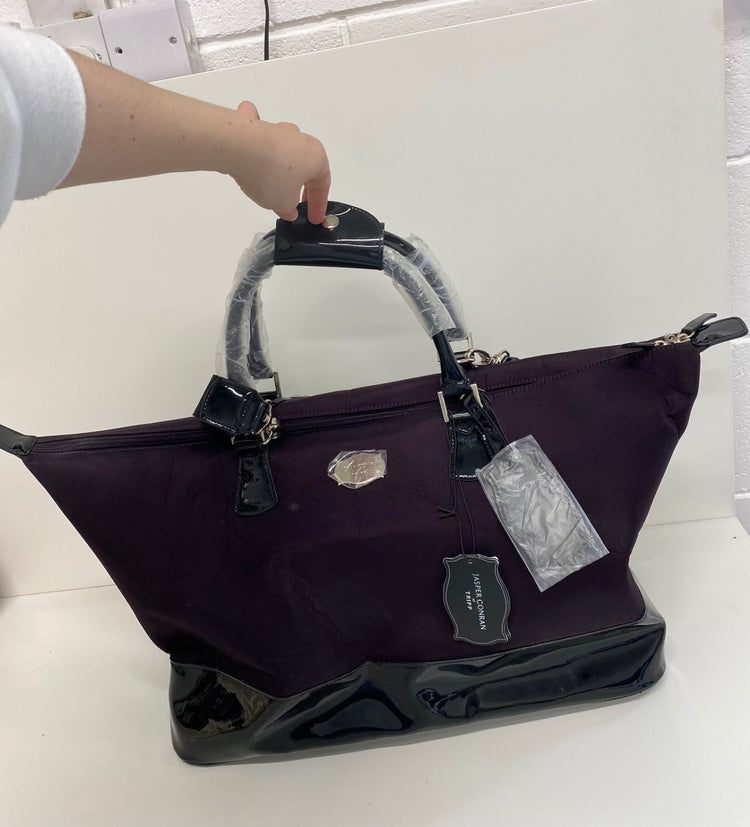 Fabulous Jasper Conran x Tripp Plum Metropolitan Tote Bag Large LG276