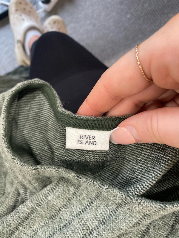 Fabulous river island maxi dress uk 8 KM004