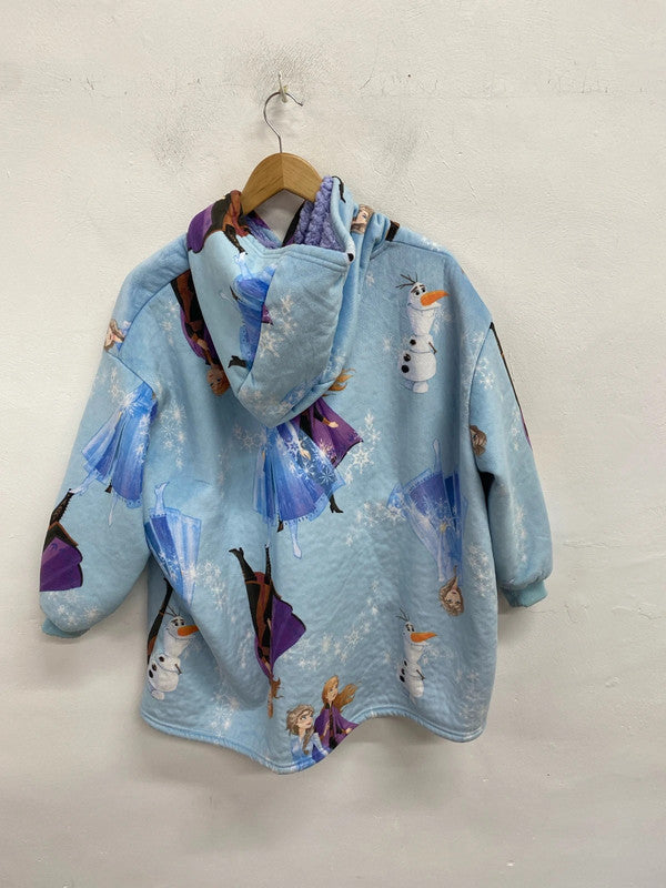 Fabulous children’s frozen fluffy Cody oversized hoodie UK one size LD003