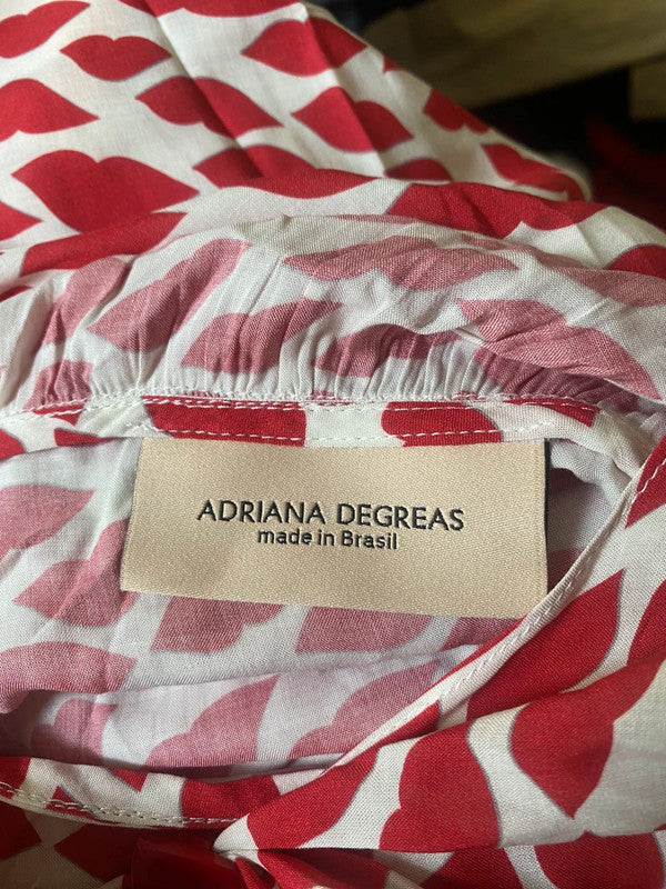 Fabulous Rare Adriana Degreas Mini beach wrap Dress UkM LG005