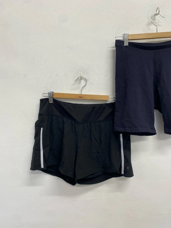 Lovely duo of activewear shorts champion Primark UK S/M HA001