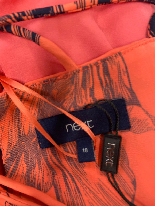 Fabulous Duo of summer dresses bright corals from Next F&F Uk18 #6 CR002