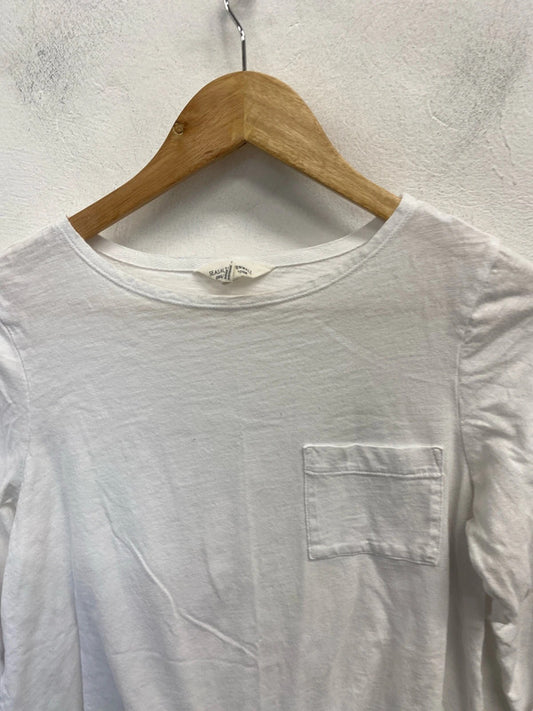 Lovely Seasalt Cornwall white oversized top UK 12 MM005