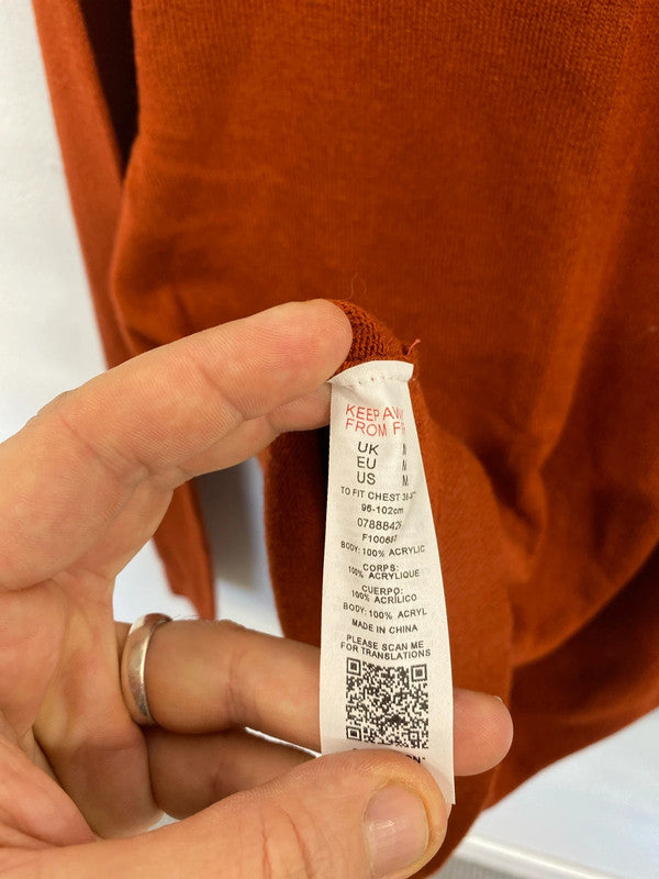 Classic Collusion lightweight jumper rust M JR001