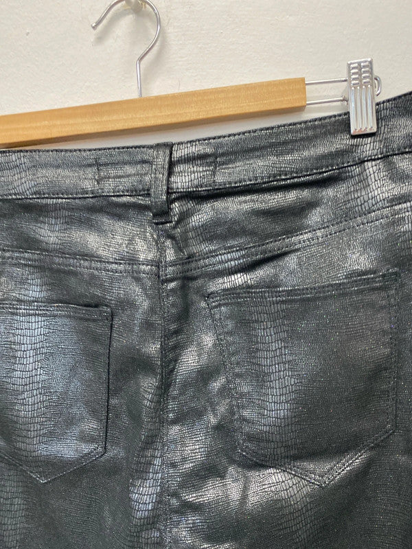 Fabulous Next Legging Jeans in shimmery faux snakeskin Uk18R YM001