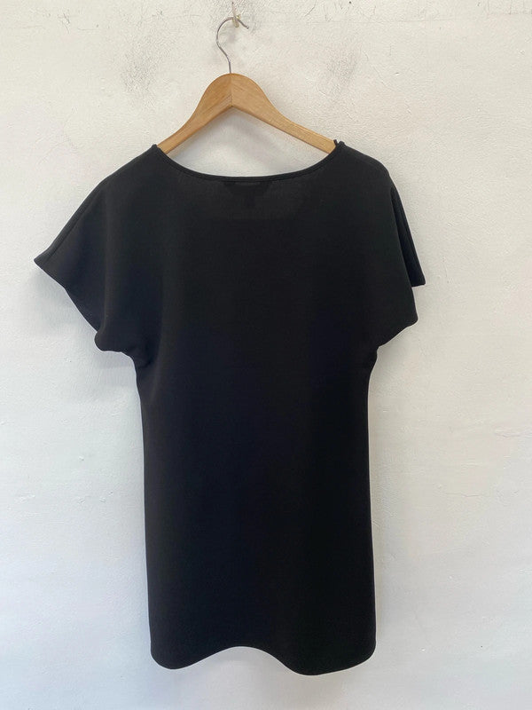 Fabulous Lipsy Black classic skater dress Uk14 GW001