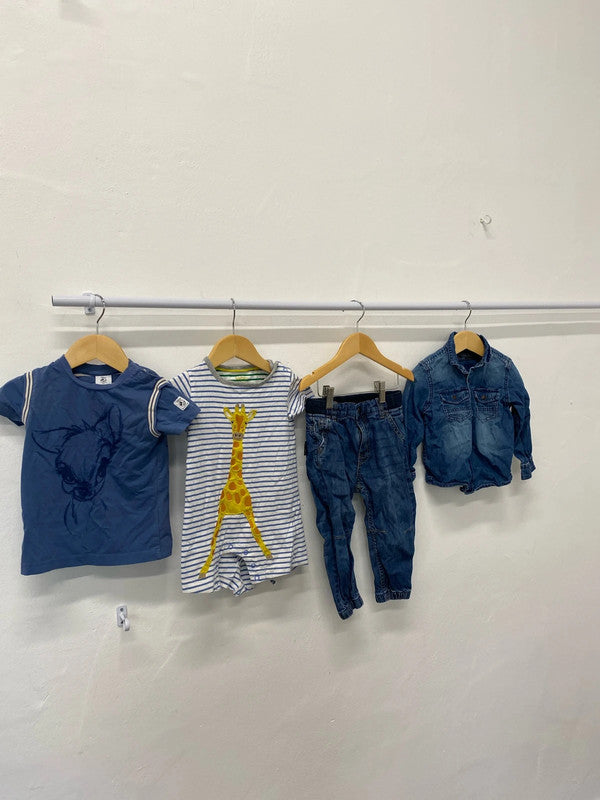 Fabulous boys bundle age 12-18 months blues mini Boden Next CJ001
