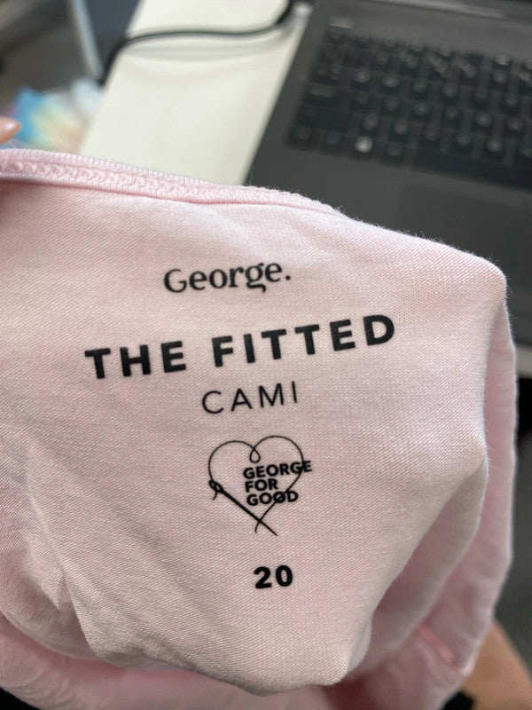 Lovely bundle of fitted cami vests George Primark UK 20-24 #8 YM001