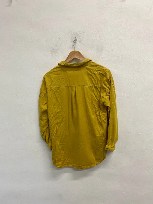 Lovely lime zara denim shirt UK M JB001