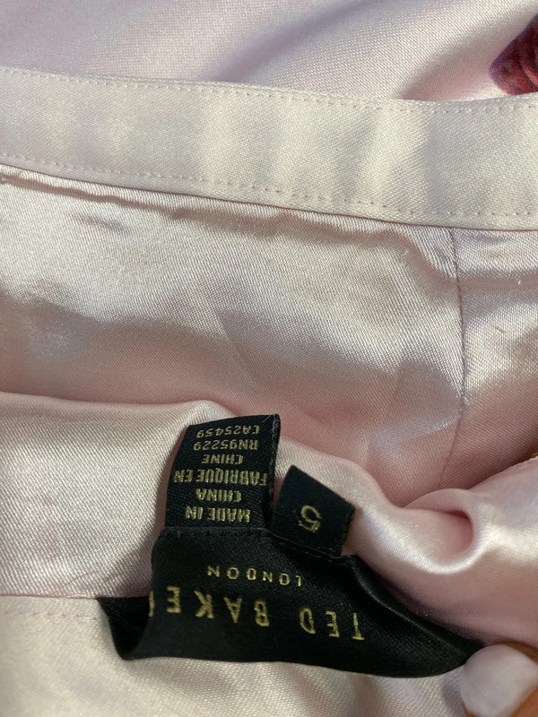 Fabulous Ted Baker Kobi Occasion pink skirt Uk16 JB005