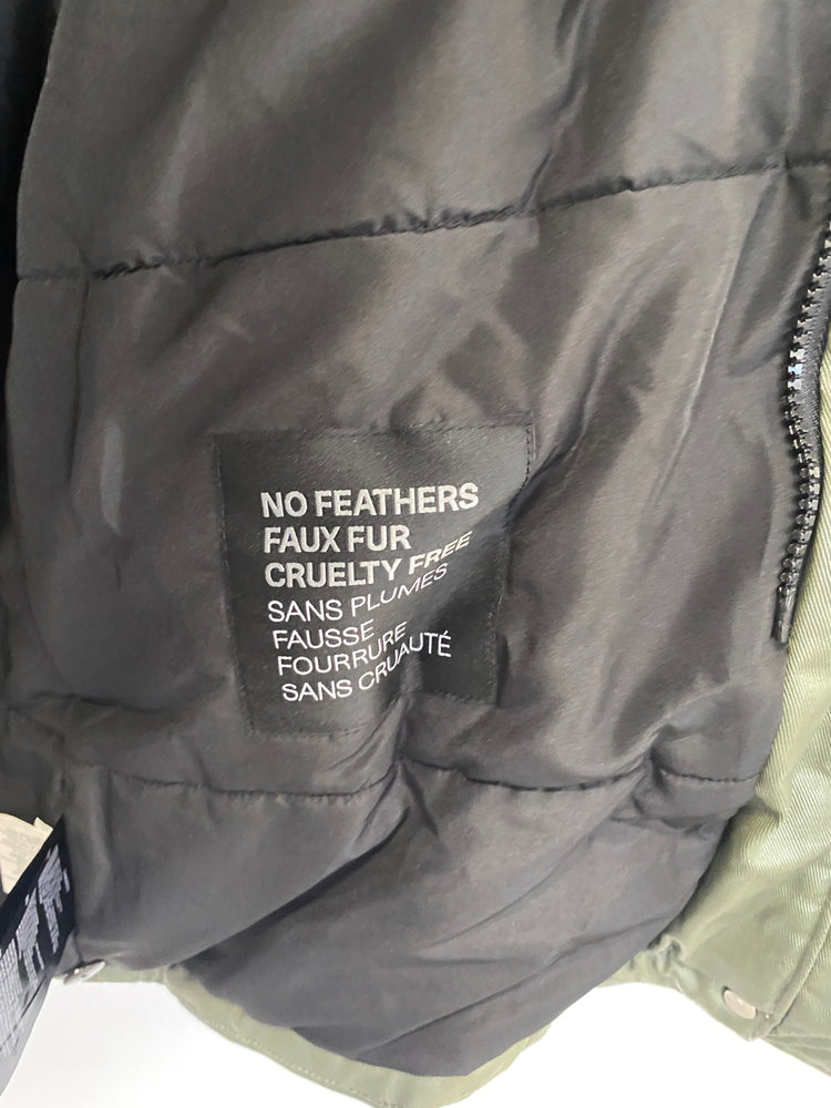 Gorgeous Noize parka pink grey faux fur Jolie S RF001