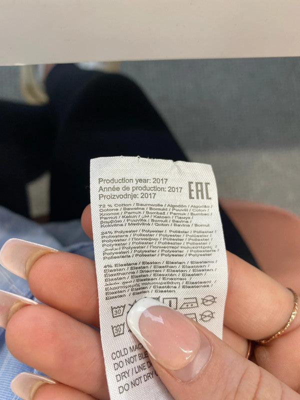 Stylish Jacqueline de Yong v-neck top uk 10 HA001